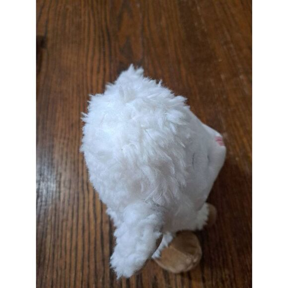 New Fiesta Toy Musical Inspirational Messages Stuffed Plush Lamb Jesus Loves Me - Picture 5 of 8